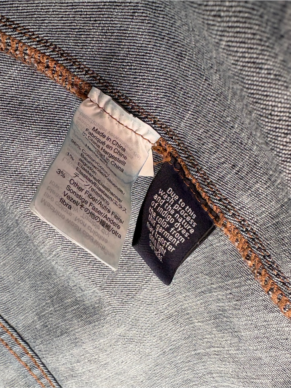 Madewell Blue Stretch Denim A-Line Mini Skirt Button Front Women’s Size M - Picture 9 of 10